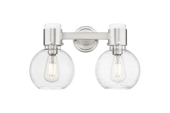 Downtown Urban Two Light Bath Vanity in Brushed Satin Nickel (405|464-2W-SN-G464B-7SDY)