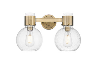 Downtown Urban Two Light Bath Vanity in Brushed Brass (405|464-2W-BB-G464B-7SDY)