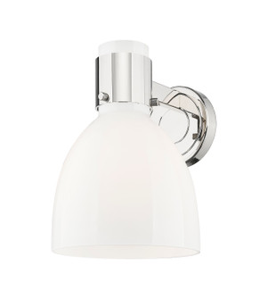 Downtown Urban One Light Wall Sconce in Polished Nickel (405|464-1W-PN-G464D-7GW)
