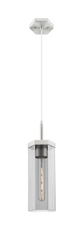 Downtown Urban One Light Pendant in Satin Nickel (405|463-1P-SN-G463-12SM)