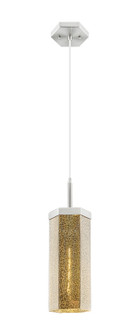 Downtown Urban One Light Pendant in Satin Nickel (405|463-1P-SN-G463-12ME)