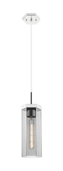 Downtown Urban One Light Pendant in Polished Nickel (405|463-1P-PN-G463-12SM)
