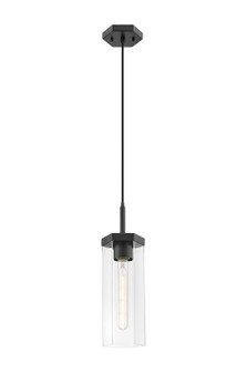 Downtown Urban One Light Pendant in Matte Black (405|463-1P-BK-G463-12CL)