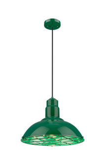 Downtown Urban One Light Pendant in Green (405|455-1P-16GR)