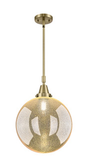 Caden One Light Mini Pendant in Antique Brass (405|447-1S-AB-G208-12)