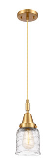 Caden One Light Mini Pendant in Satin Gold (405|447-1P-SG-G513)