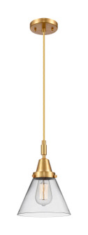 Caden One Light Mini Pendant in Satin Gold (405|447-1P-SG-G42)
