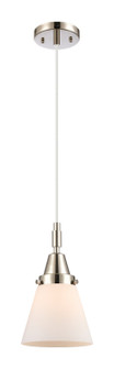 Caden One Light Pendant in Polished Nickel (405|447-1P-PN-G61)