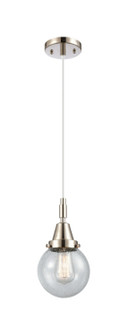 Caden One Light Pendant in Polished Nickel (405|447-1P-PN-G204-6)