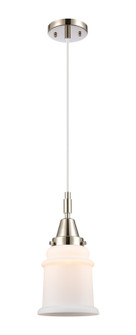 Caden One Light Pendant in Polished Nickel (405|447-1P-PN-G181)