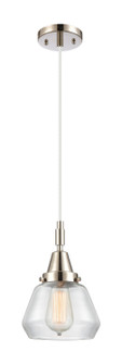 Caden One Light Pendant in Polished Nickel (405|447-1P-PN-G172)