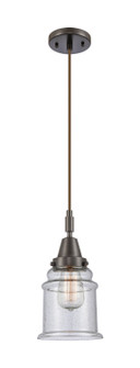 Caden One Light Mini Pendant in Oil Rubbed Bronze (405|447-1P-OB-G184)