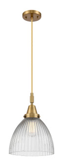 Caden LED Pendant in Brushed Brass (405|447-1P-BB-G222)