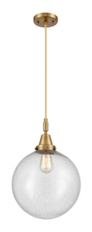 Caden One Light Mini Pendant in Brushed Brass (405|447-1P-BB-G204-12)