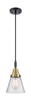 Caden One Light Mini Pendant in Black Antique Brass (405|447-1P-BAB-G64)