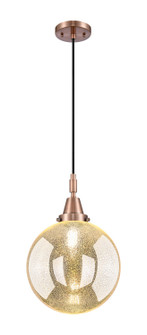 Caden One Light Mini Pendant in Antique Copper (405|447-1P-AC-G208-10)