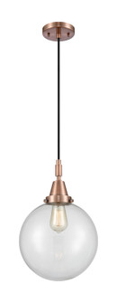 Caden One Light Pendant in Antique Copper (405|447-1P-AC-G202-10)