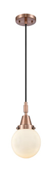 Caden One Light Pendant in Antique Copper (405|447-1P-AC-G201-6)