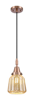 Caden One Light Pendant in Antique Copper (405|447-1P-AC-G146)