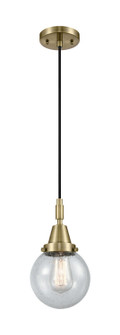 Caden One Light Mini Pendant in Antique Brass (405|447-1P-AB-G204-6)