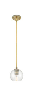 Downtown Urban One Light Pendant in Brushed Brass (405|434-1S-BB-G122-6)