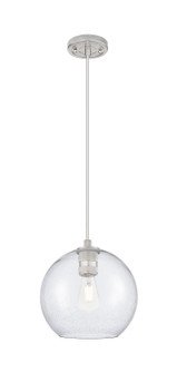 Downtown Urban One Light Pendant in Satin Nickel (405|434-1P-SN-G124-10)