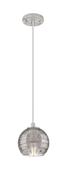 Downtown Urban One Light Pendant in Satin Nickel (405|434-1P-SN-G1213-6SM)