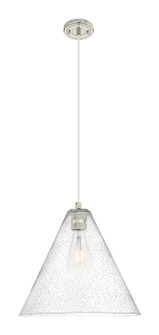 Downtown Urban One Light Pendant in Polished Nickel (405|434-1P-PN-GBC-164)