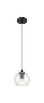 Downtown Urban One Light Pendant in Matte Black (405|434-1P-BK-G122-6)