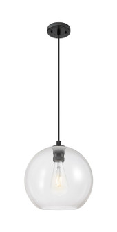 Downtown Urban One Light Pendant in Matte Black (405|434-1P-BK-G122-12)