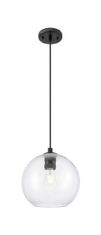 Downtown Urban One Light Pendant in Matte Black (405|434-1P-BK-G122-10)