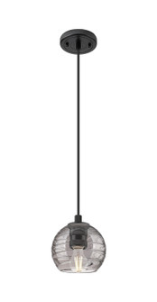 Downtown Urban One Light Pendant in Matte Black (405|434-1P-BK-G1213-6SM)