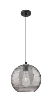 Downtown Urban One Light Pendant in Matte Black (405|434-1P-BK-G1213-12SM)