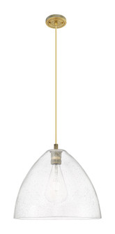 Downtown Urban One Light Pendant in Brushed Brass (405|434-1P-BB-GBD-164)