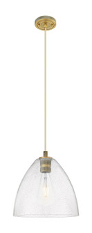 Downtown Urban One Light Pendant in Brushed Brass (405|434-1P-BB-GBD-124)