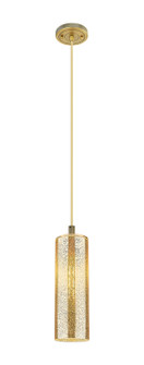 Downtown Urban One Light Pendant in Brushed Brass (405|434-1P-BB-G434-12ME)