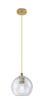 Downtown Urban One Light Pendant in Brushed Brass (405|434-1P-BB-G124-8)