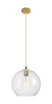 Downtown Urban One Light Pendant in Brushed Brass (405|434-1P-BB-G122-12)
