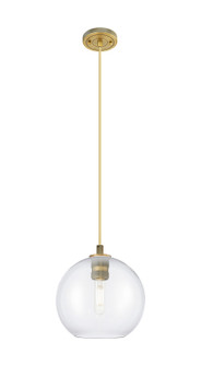 Downtown Urban One Light Pendant in Brushed Brass (405|434-1P-BB-G122-10)