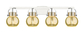 Downtown Urban Four Light Bath Vanity in Polished Chrome (405|423-4W-PC-G410-6ME)