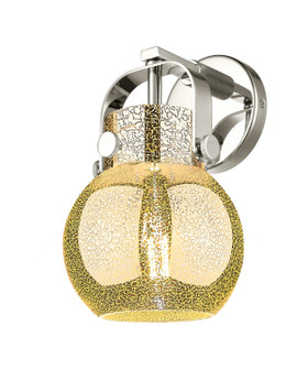 Downtown Urban One Light Wall Sconce in Polished Nickel (405|423-1W-PN-G410-6ME)