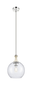 Ballston One Light Pendant in Polished Nickel (405|415-1SR-PN-G124-10)