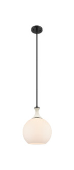 Ballston One Light Pendant in Matte Black (405|415-1SR-BK-G121-10)