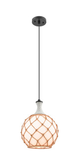 Ballston One Light Pendant in Matte Black (405|415-1PR-BK-G121-10RB)