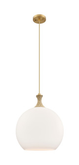 Ballston One Light Pendant in Brushed Brass (405|415-1PR-BB-G121-14)