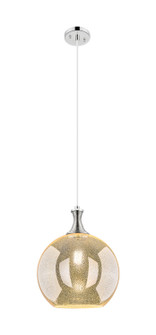 Ballston One Light Mini Pendant in Polished Nickel (405|415-1P-PN-G128-12)