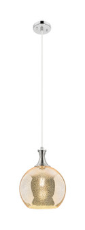 Ballston One Light Mini Pendant in Polished Nickel (405|415-1P-PN-G128-10)