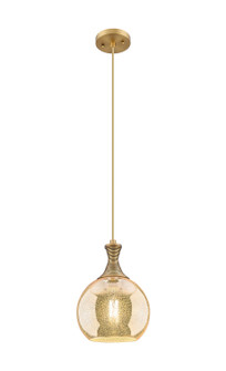 Ballston One Light Mini Pendant in Brushed Brass (405|415-1P-BB-G128-8)