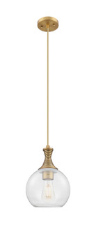 Ballston One Light Mini Pendant in Brushed Brass (405|415-1P-BB-G122-8)