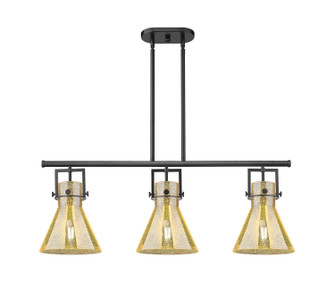 Downtown Urban Three Light Island Pendant in Matte Black (405|411-3I-BK-G411-10ME)